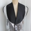 Black & Silver Waistcoat